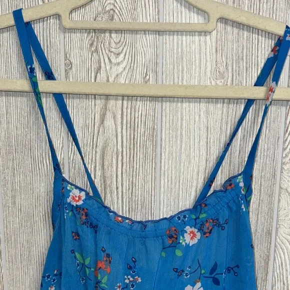 Hollister Blue Floral Tank Top - Picture 3 of 6